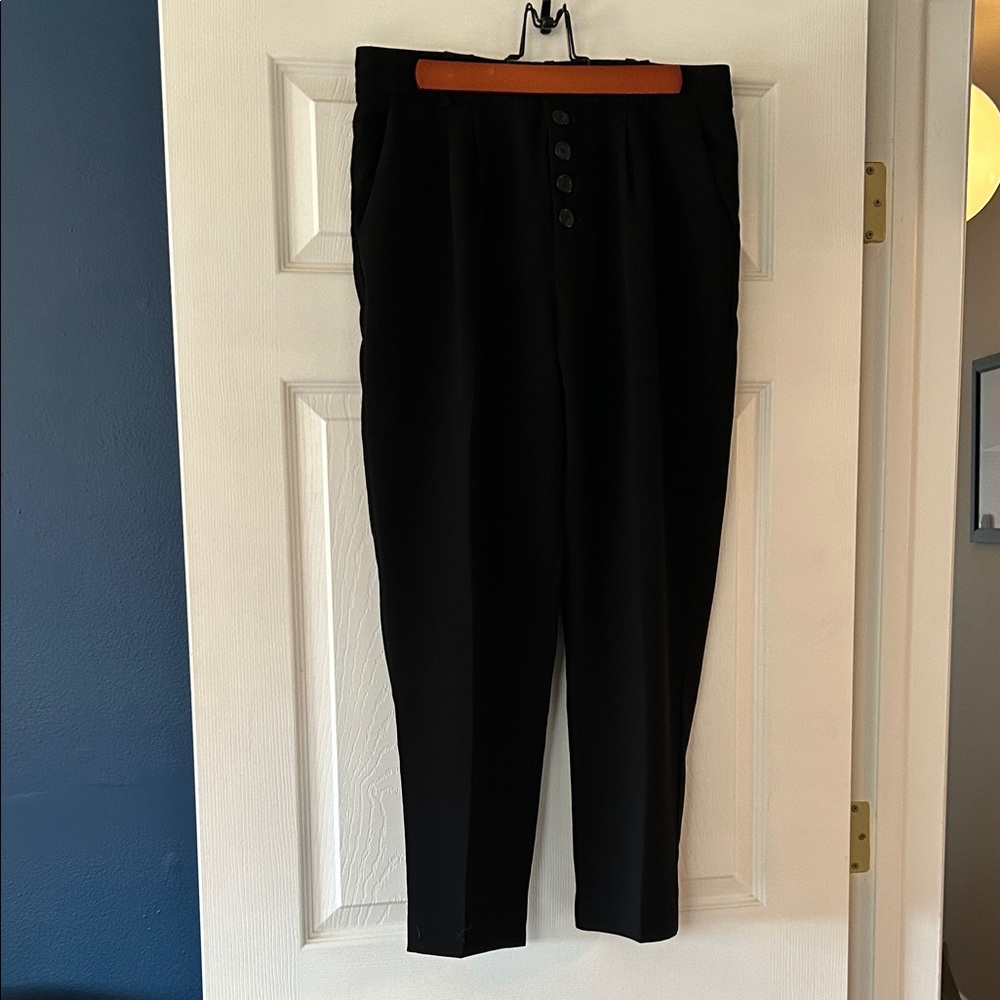 Anthropologie Black Womens Dress Pants